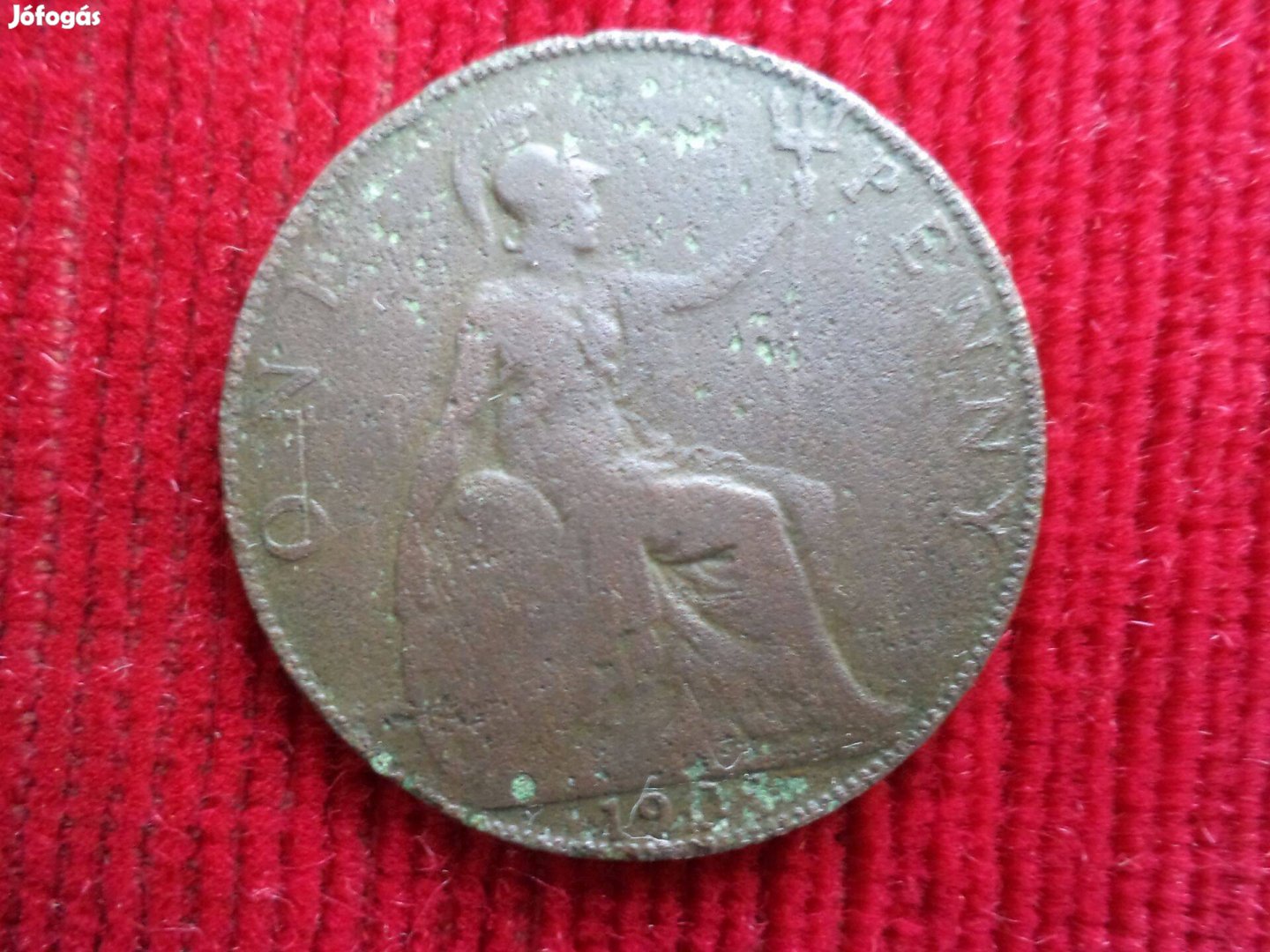 1908-as 1 penny eladó