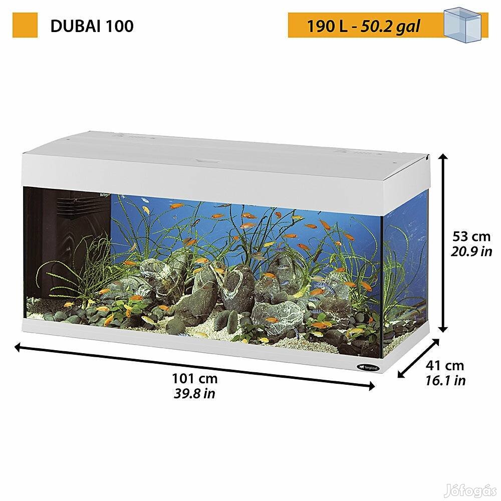 190l akvárium ferplast dubai