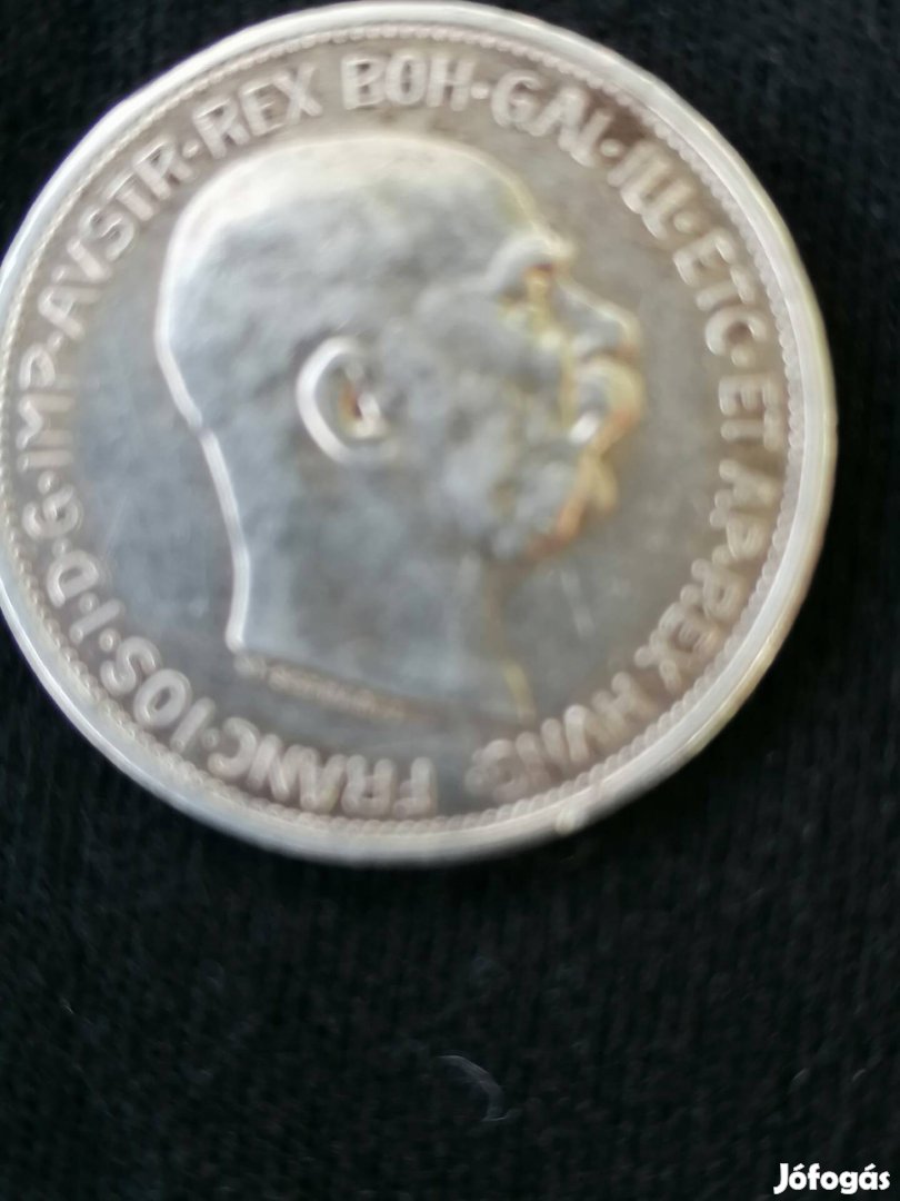 1912-es ezüst 2 korona