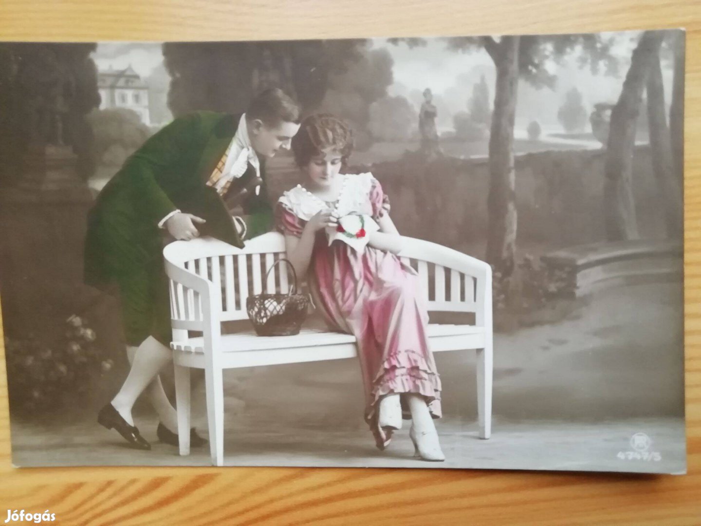1915-ös szép Szerelmes képeslap V