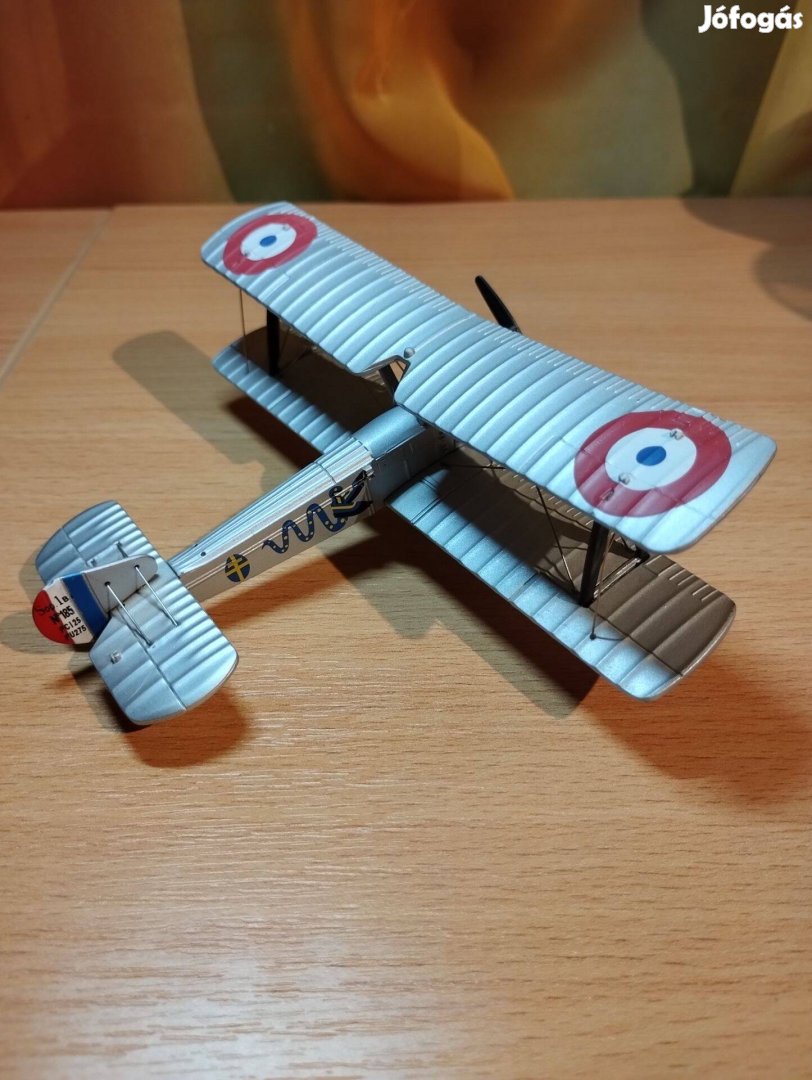 1917 Sopwith 1.B1 I. világháborús fém repülőgép modell talppal