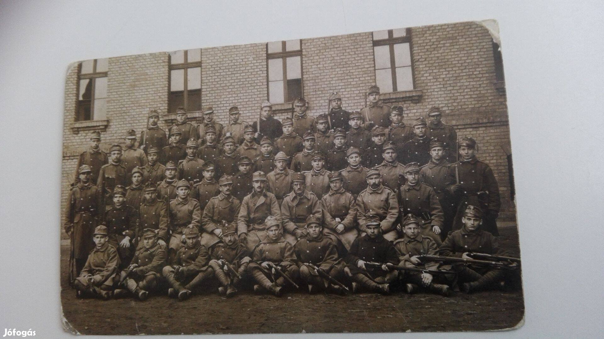 1917-es I.Világháborús katona fotóképeslap