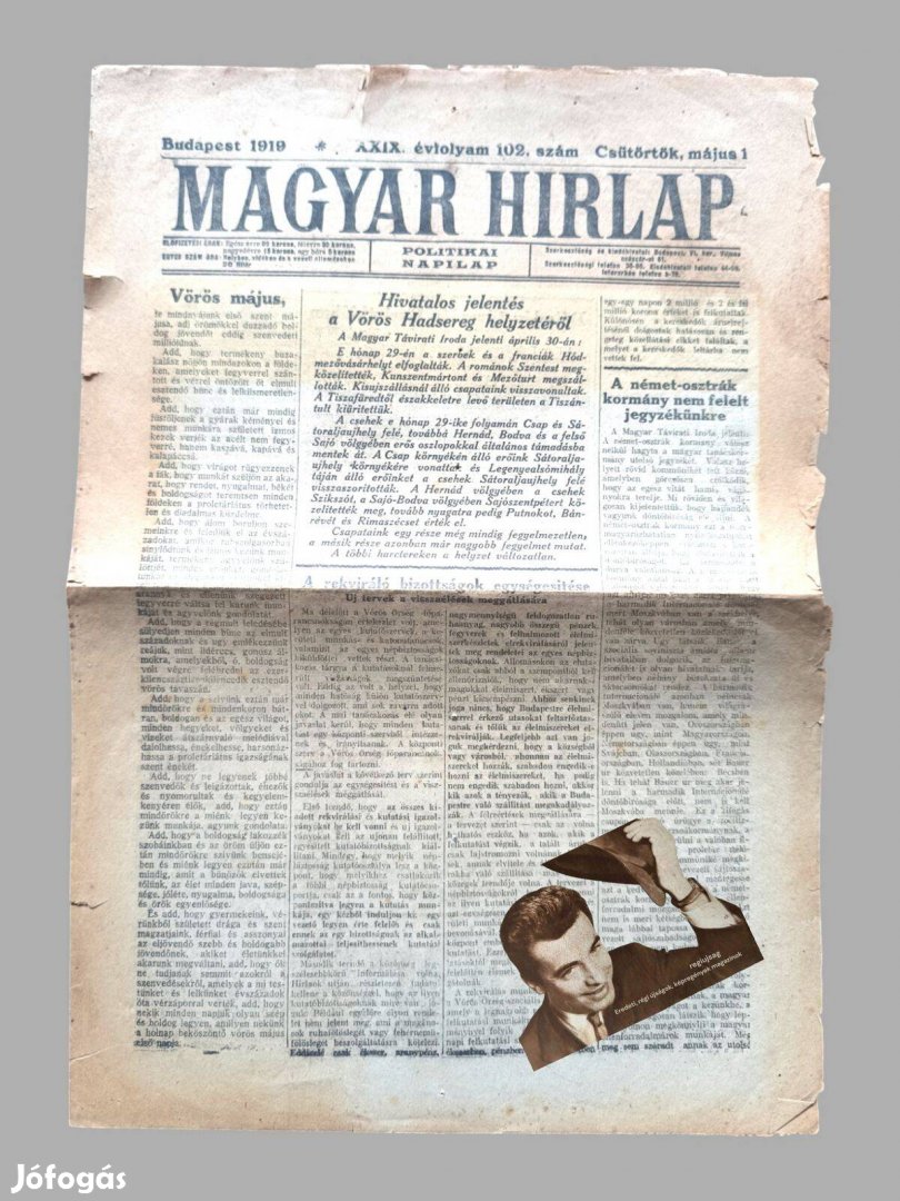 1919 május 1 / Magyar Hirlap / Újság - Magyar / Napilap