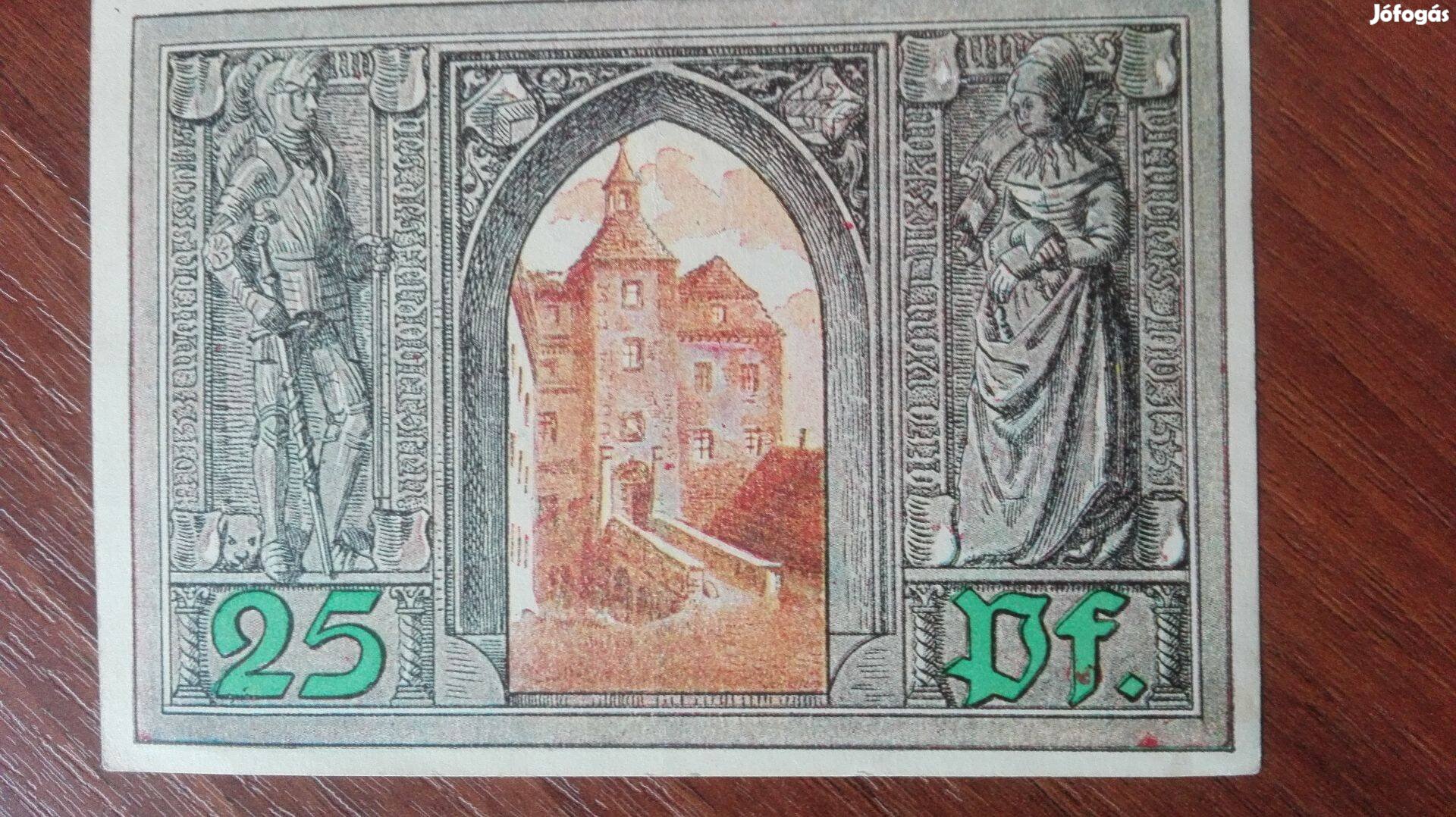 1921-es Német 25 pfennig