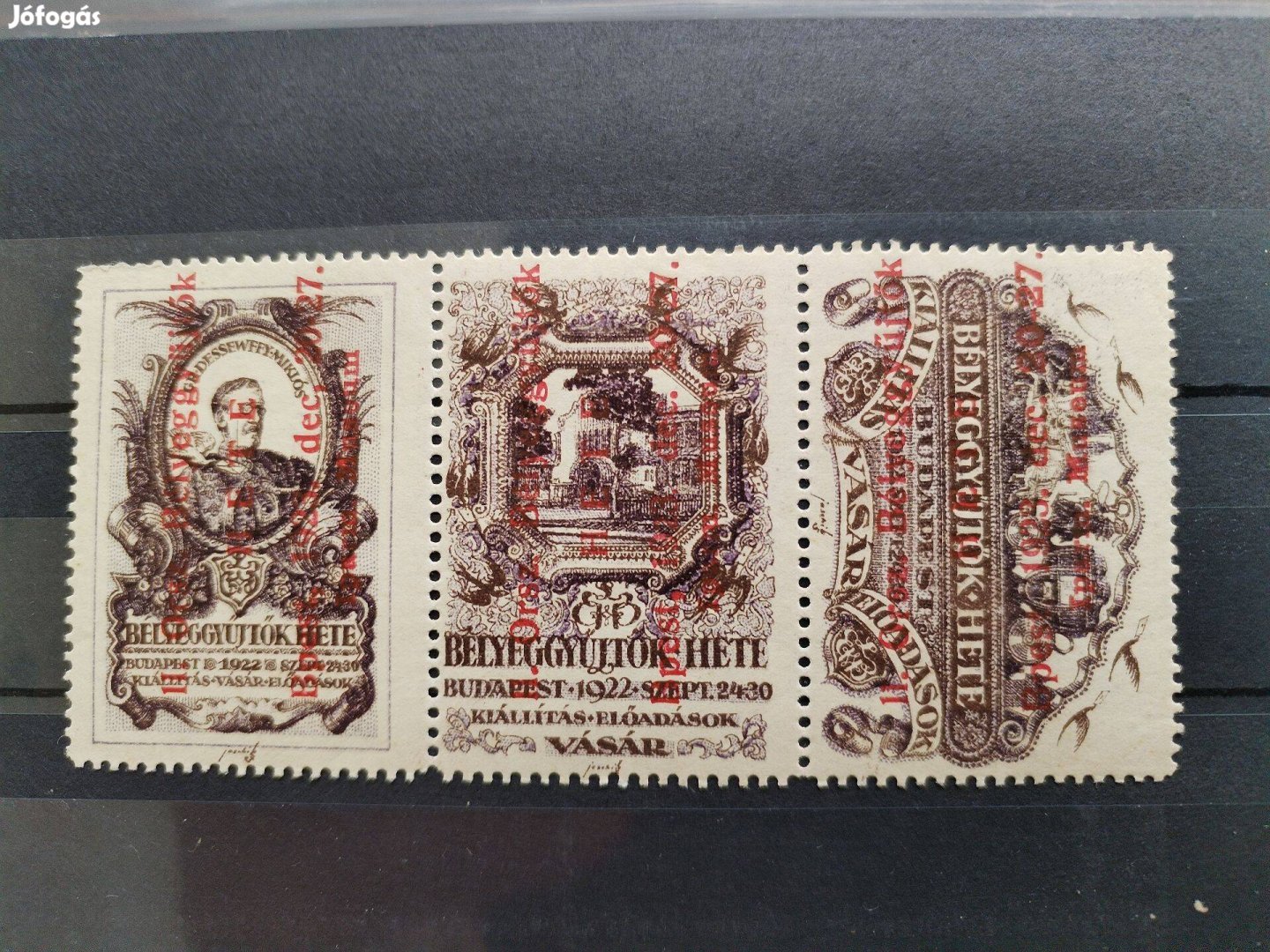 1923-as Budapest bélyeggyűjtő találkozó emlékére emlékbélyeg
