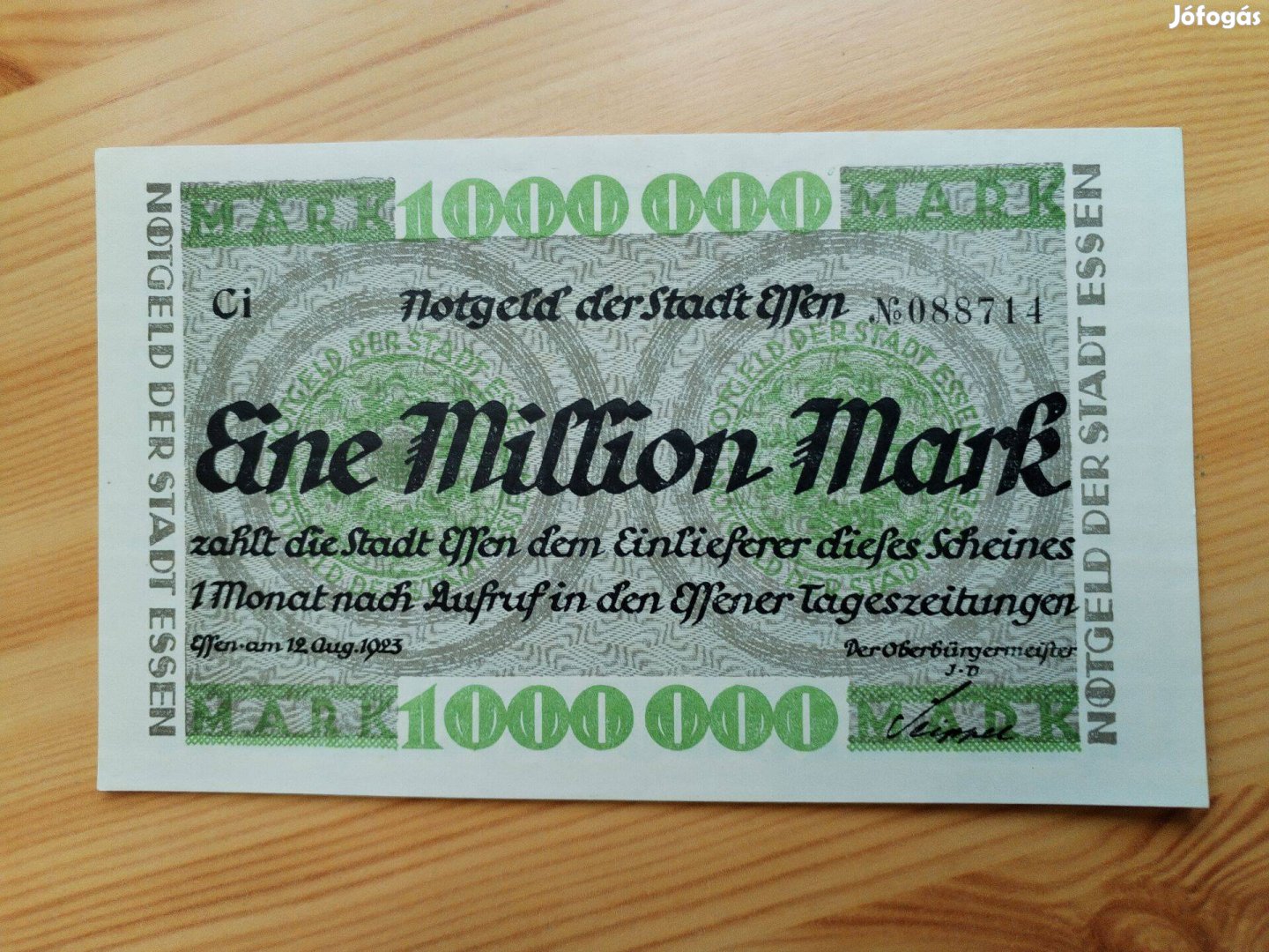 1923-as Esseni 1000000 Márka