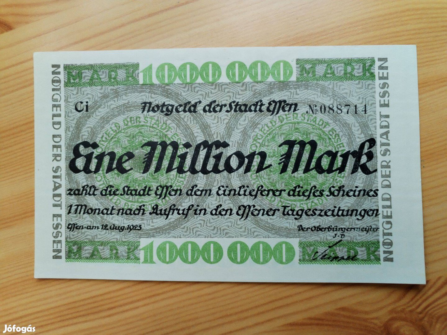 1923-as Esseni 1000000 Márka