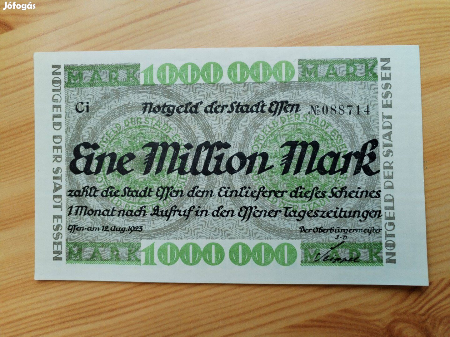 1923-as Esseni Német 1000000 Márka