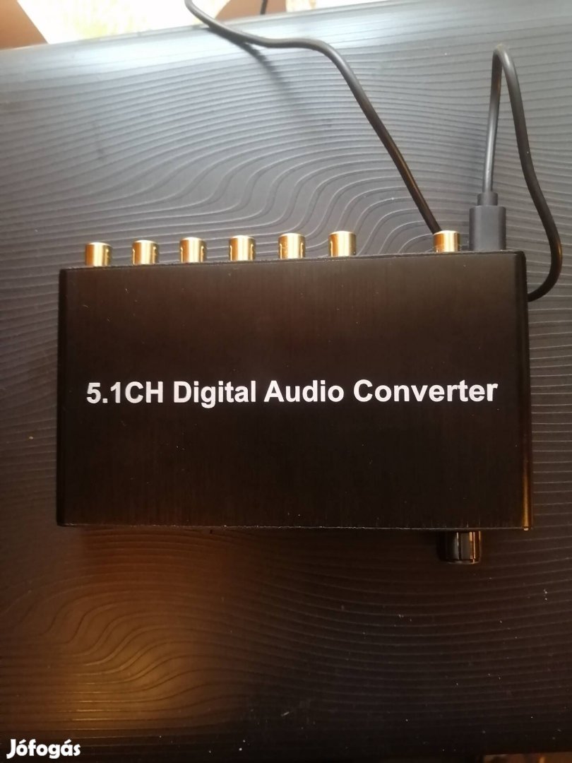192 kHz-es DAC 5.1 csatornás digitális audio konverter