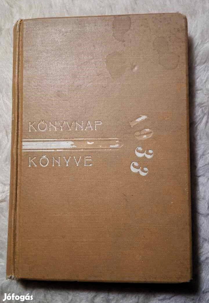 1933 Magyar Könyvnap Könyve (3 mű egyben), korabeli címkével