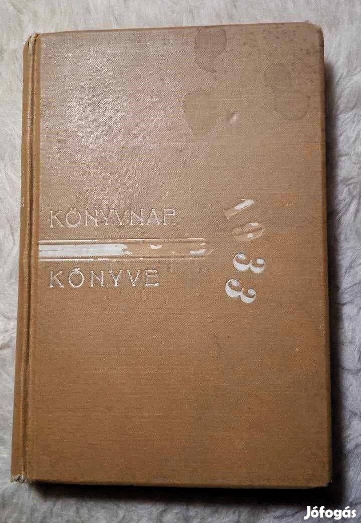 1933 Magyar Könyvnap Könyve, jutalomkönyv címkével