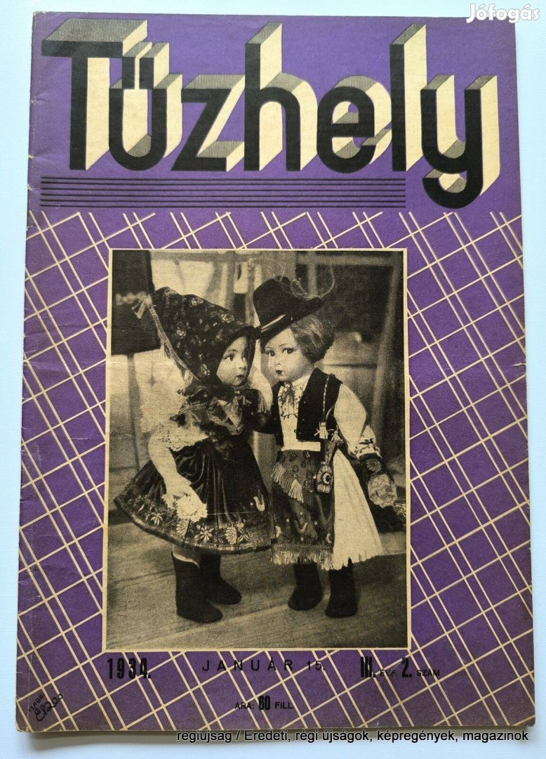 1934 január 15 / Tűzhely / Újság - Magyar / Ssz.: 28860