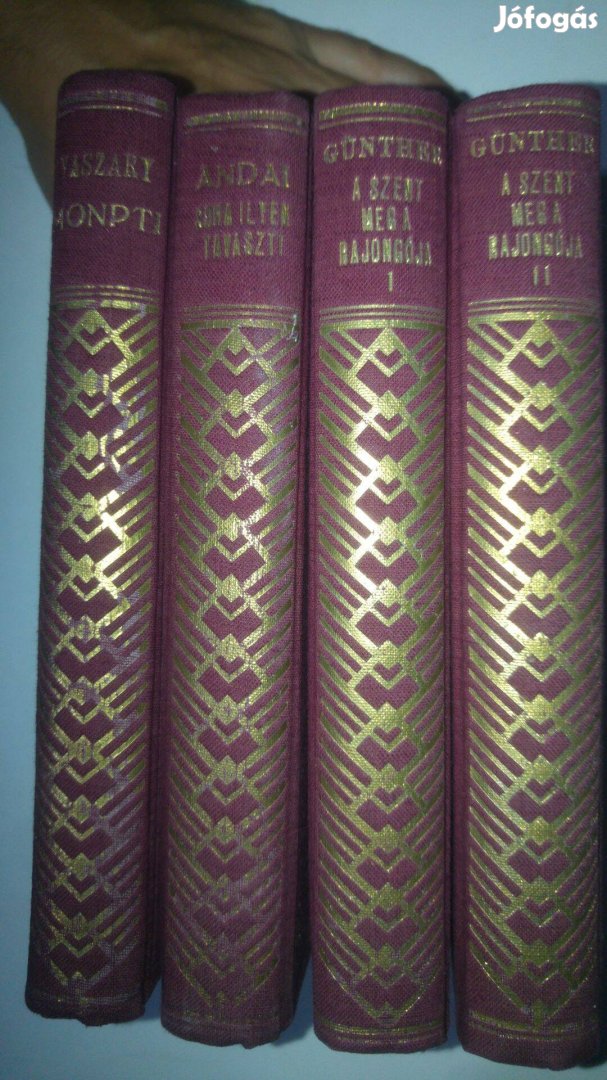 1935-ös könyvnapi kiadások,Günther, Andai, Vaszary, aranyozott kiadói
