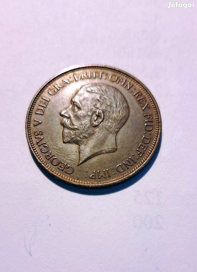 1936 V. György penny gyűjtői angol érme, Britannia