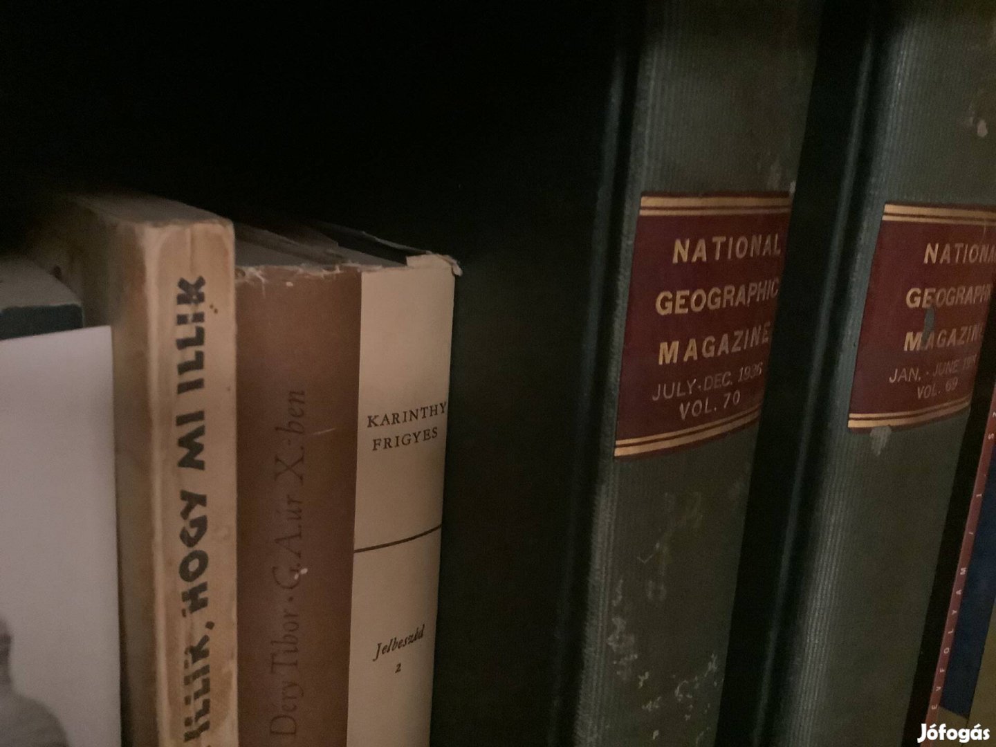 1936-os National Geographic egész évfolyam könyvbe kötve