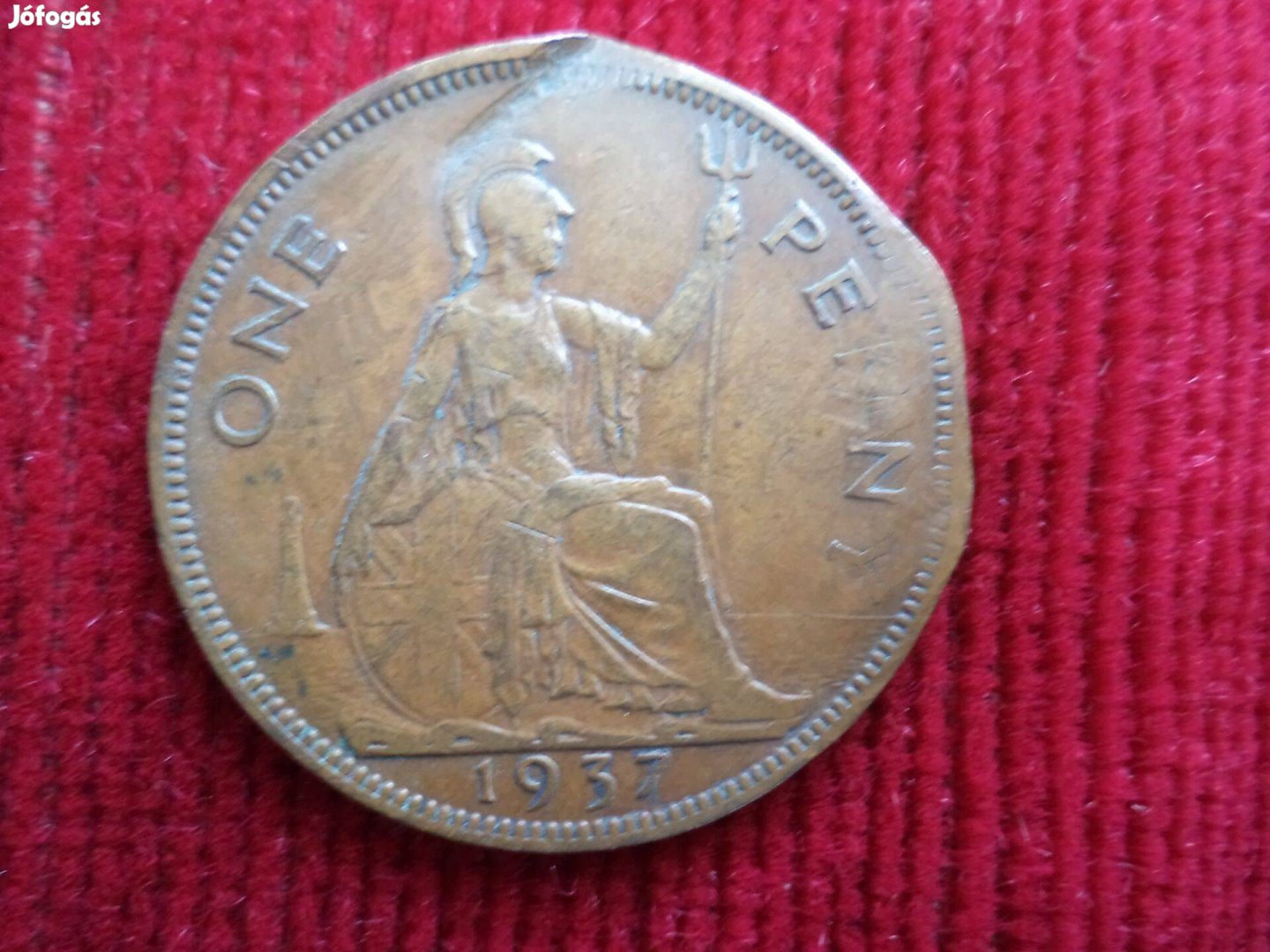 1937-es 1 penny eladó