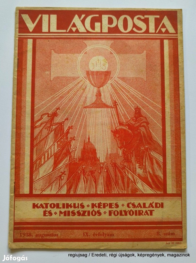 1938 augusztus / Világposta / Újság - Magyar / Ssz.: 29061