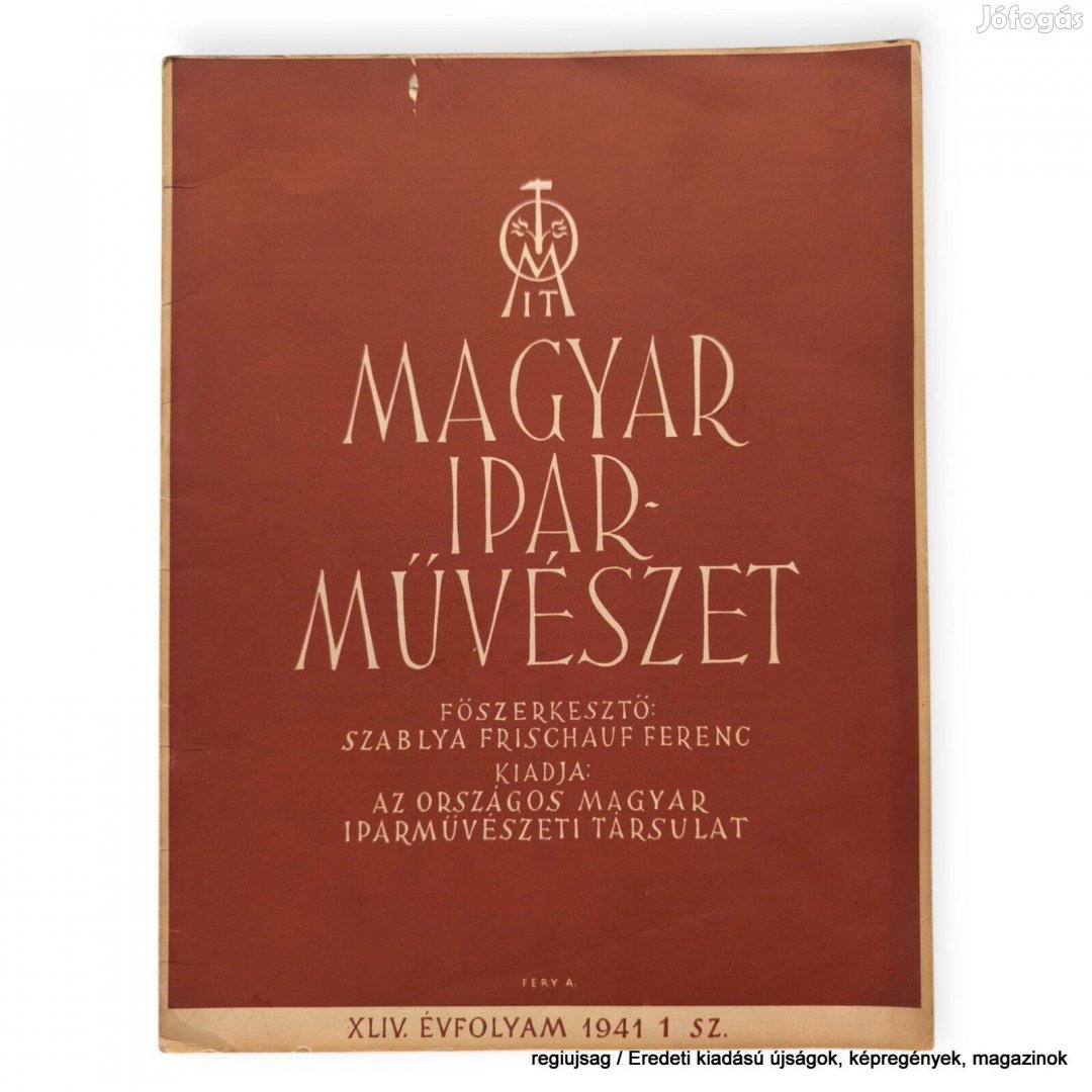 1941 január / Magyar Iparművészet / Eredeti újság Ssz.: 33576