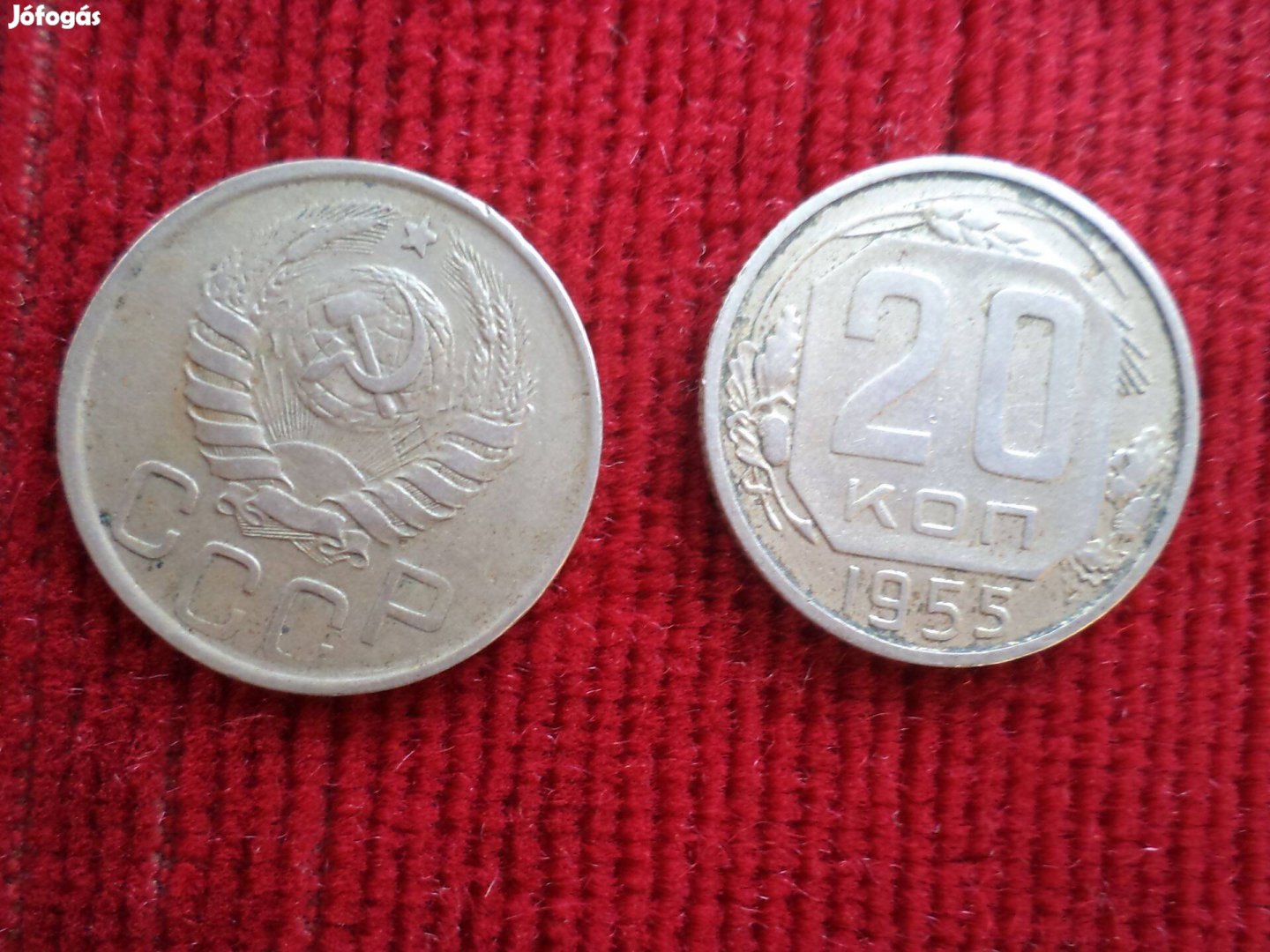 1942 és 1955-ös 20 kopek eladó