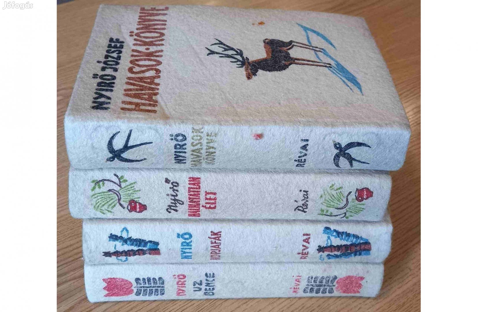 1945 előtti Nyírő József regények halina kötésben / Uz Bence, Kopjafák