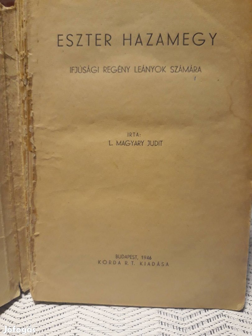 1946-ban kiadott ifjúsági regény