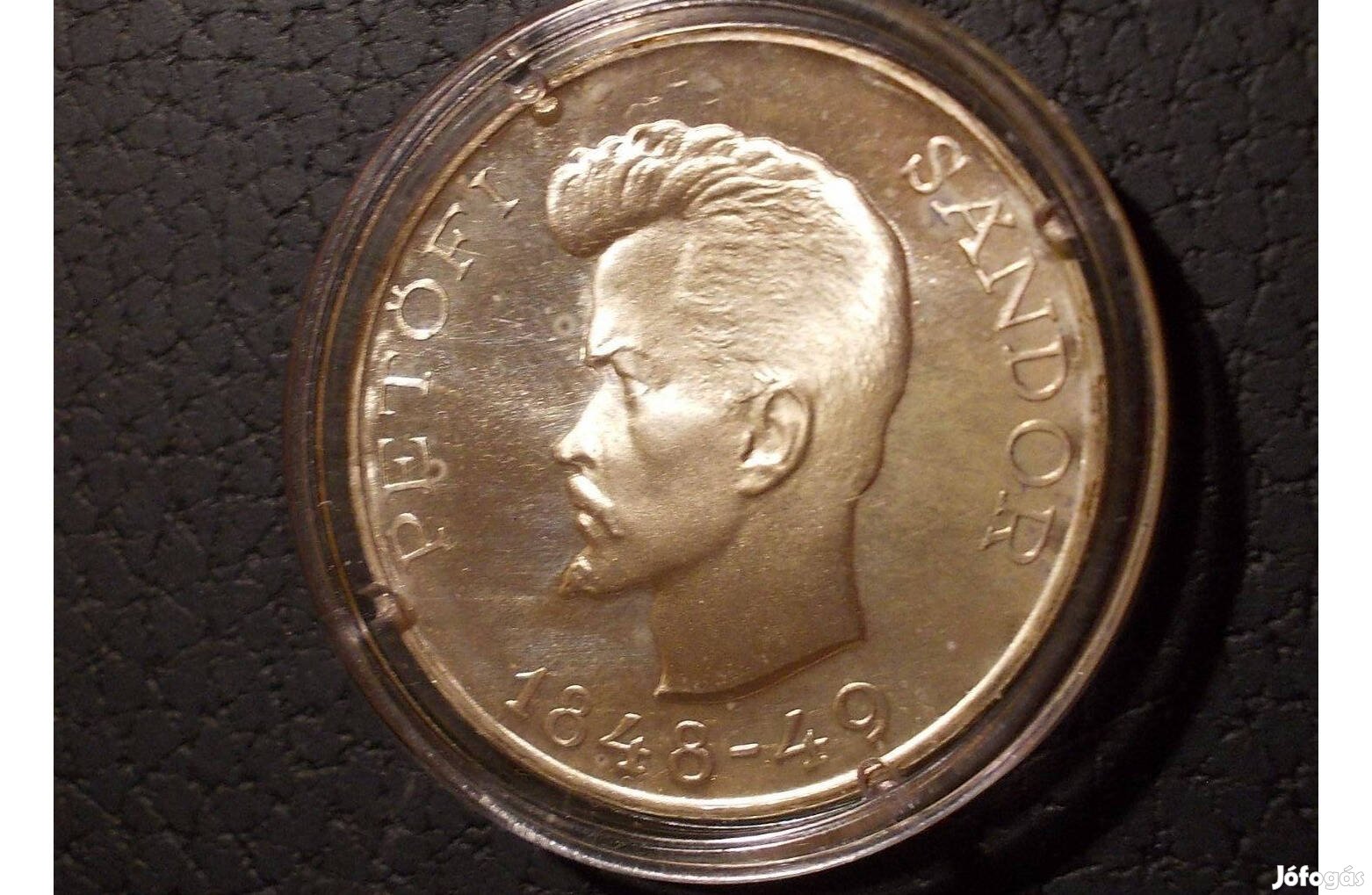 1948 Petőfi 5 forint PP, ezüst, utánveret, ritka