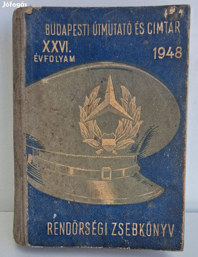 1948 . Rendőrségi zsebkönyv. Budapesti Útmutató és Címtár