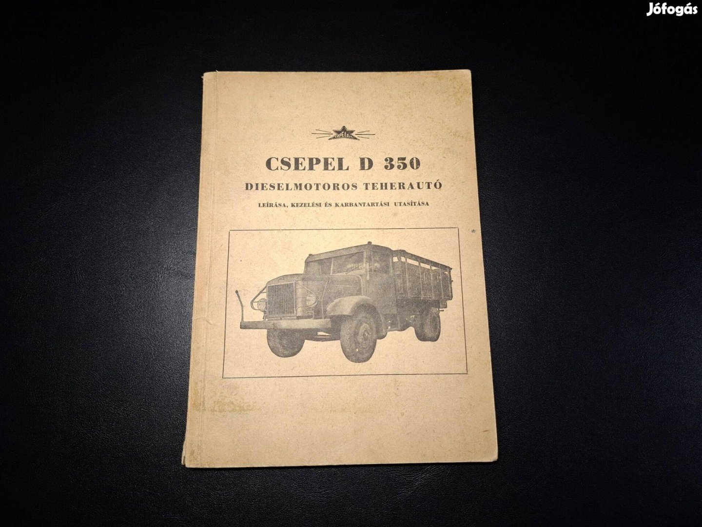 1952 A Csepel Autógyár Csepel D350 dízelmotoros teherautó leírása
