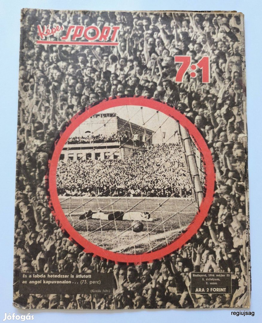 1954 V 25 / Képes Sport / Újság - Magyar / Ssz.: 27779