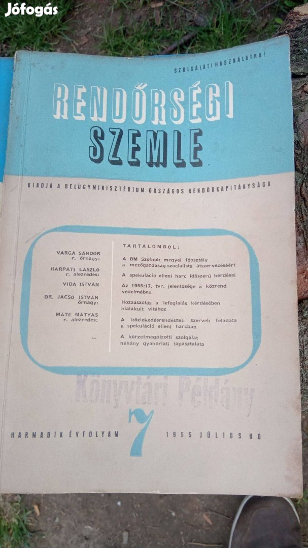 1955 szolgálati kiadvány