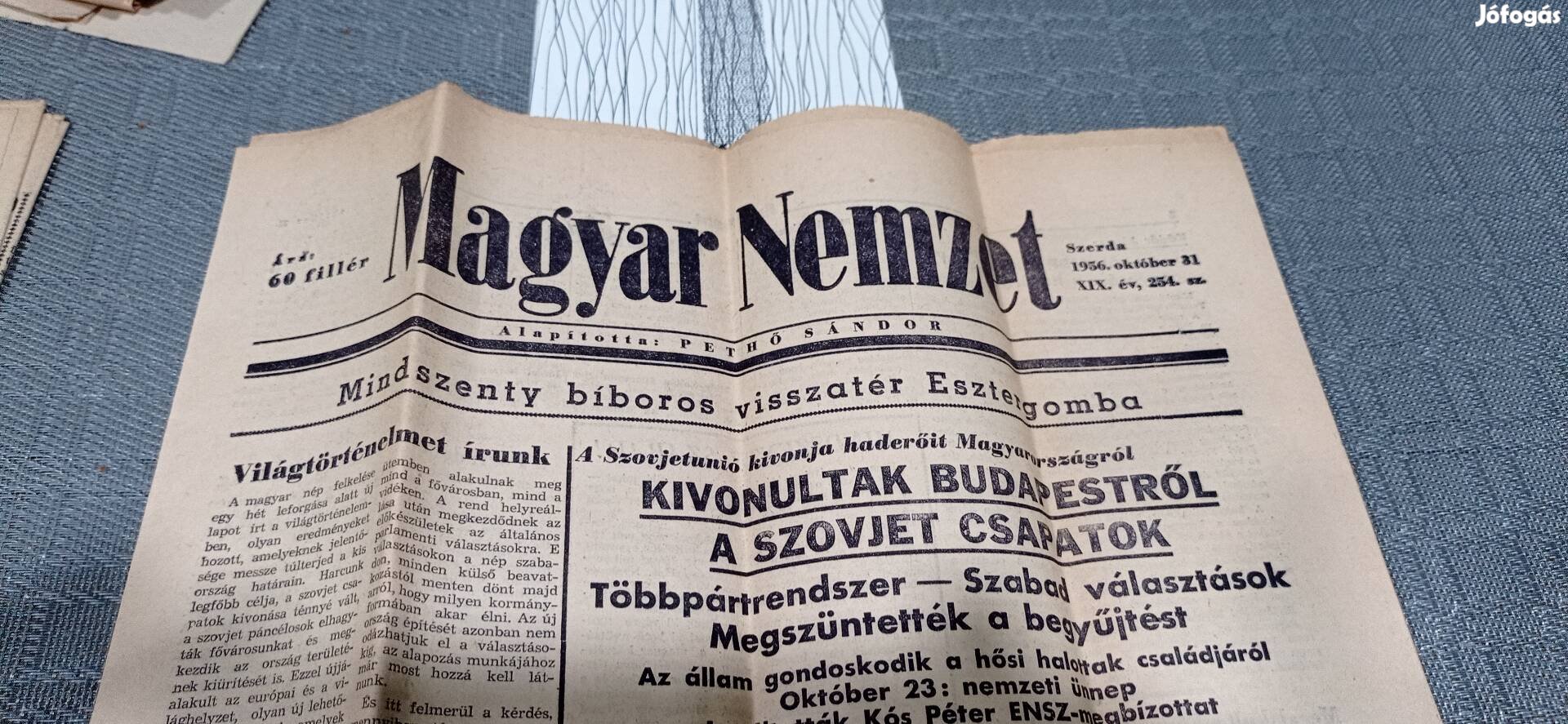 1956 forradalmi újságok, röplapok