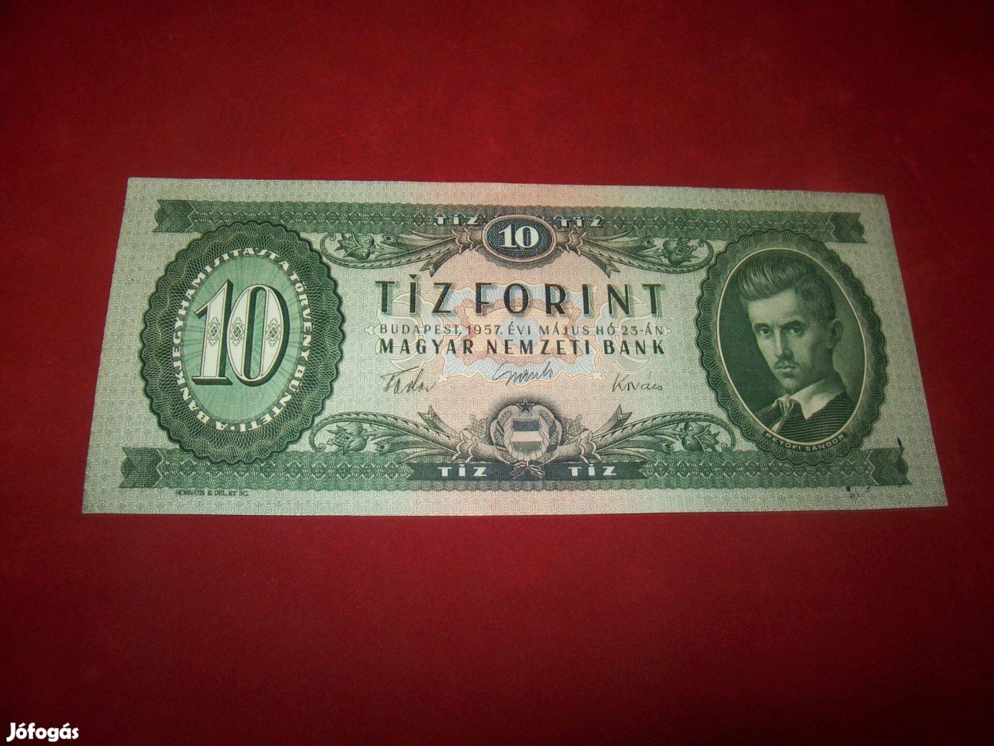 1957 évjáratú 10 forintos. A037. Ritka. Kép szerint