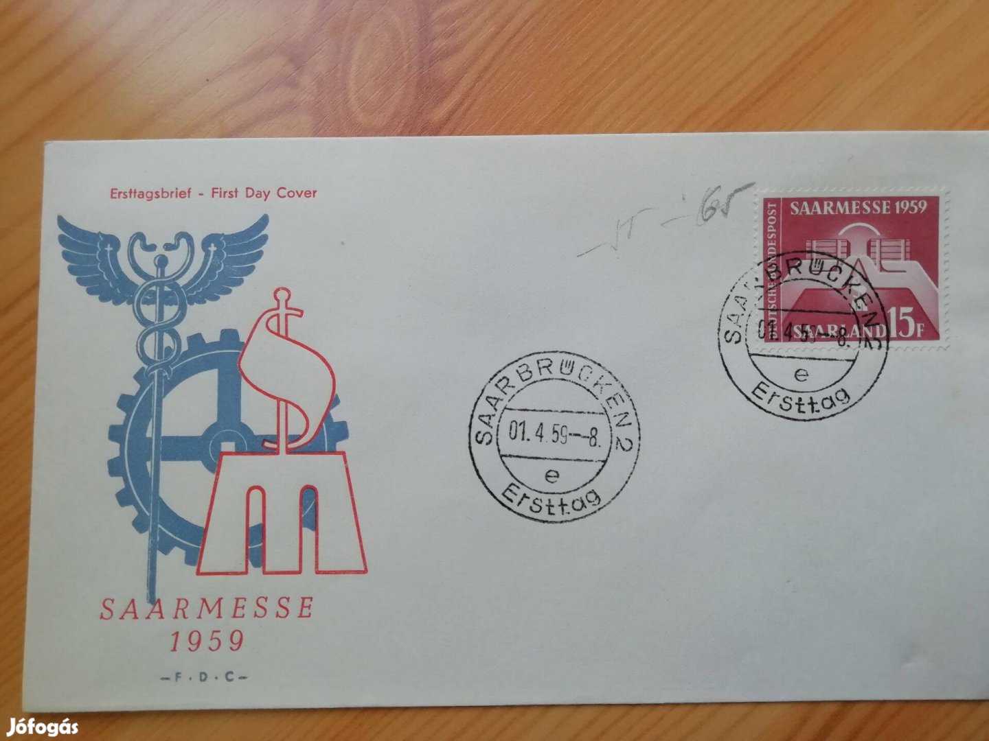 1959-es ritka Német FDC IV