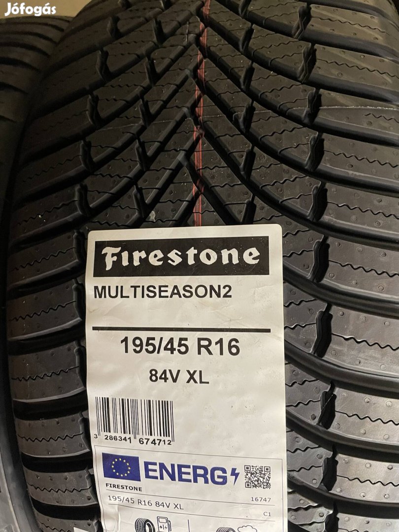 195/45R16 Firestone Multiseason2 négyévszakos gumi