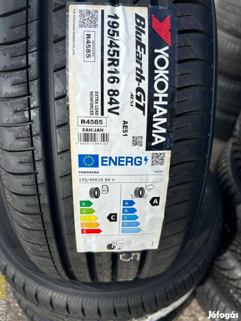 195/45R16 Yokohama GT AE51(XL)