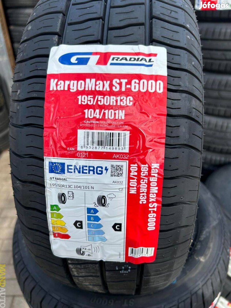 195/50R13C Gtradial Kargomax ST-6000,Új trailer gumi