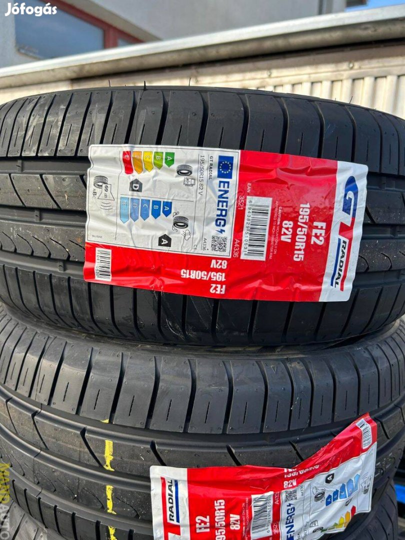 195/50R15 Gtradial FE2,Új nyárigumi