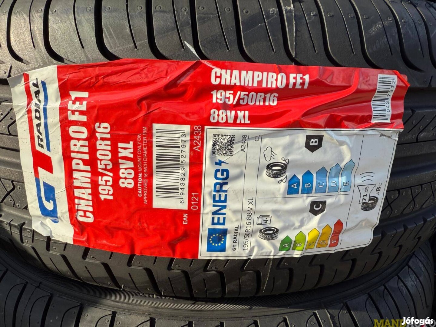 195/50R16 Gtradial FE1(XL),Új nyárigumi