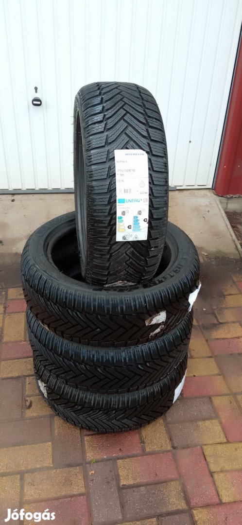 195/50R16 Új Michelin Alpin 6 téli gumi. 