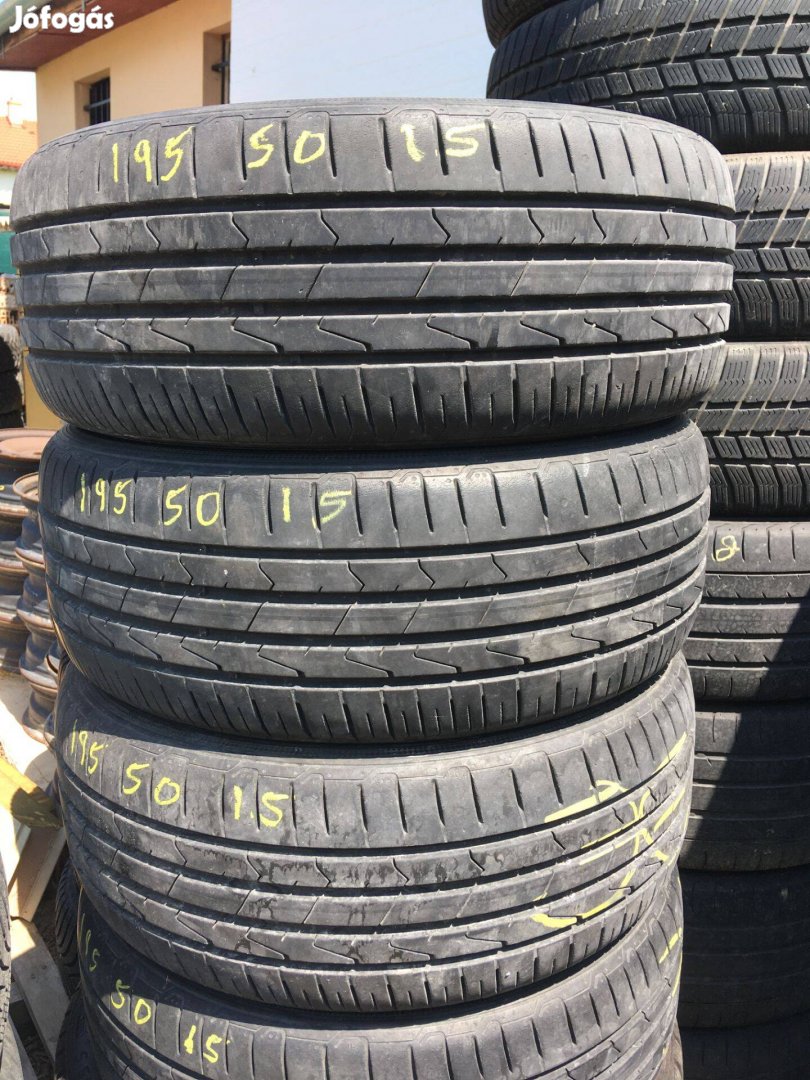 195/50/15 Hankook 4db nyári gumiabroncs 6mm