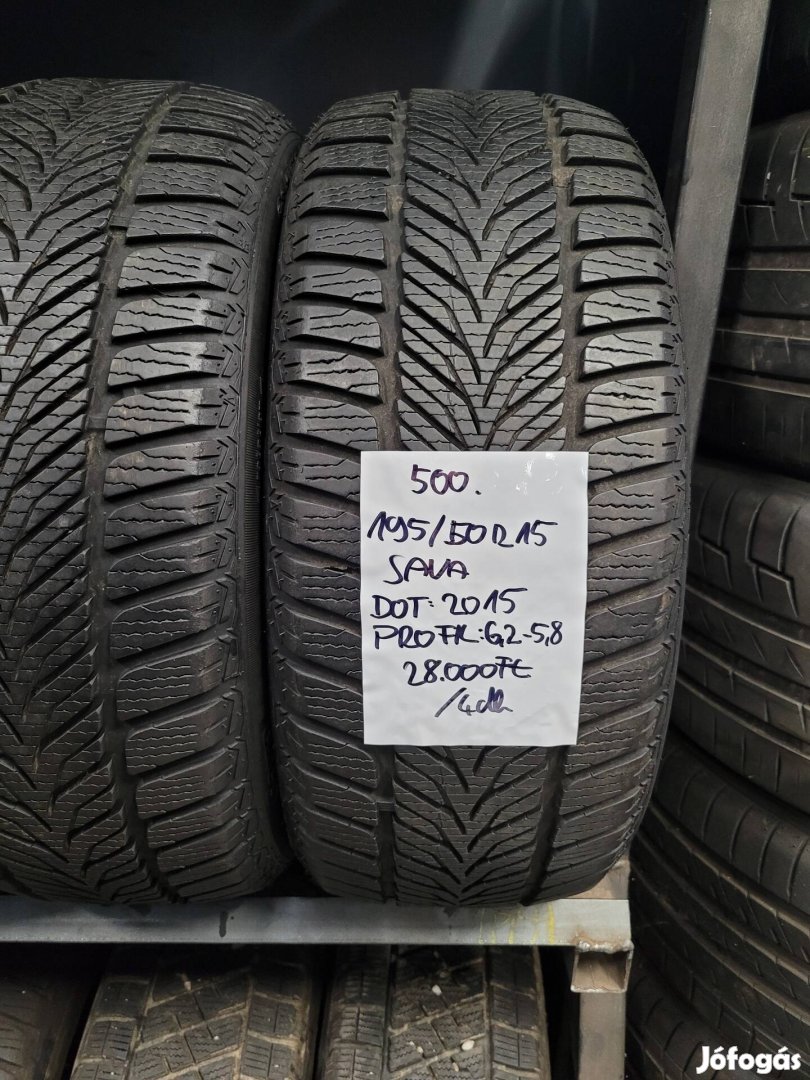 195/50 R15 Sava téli gumik