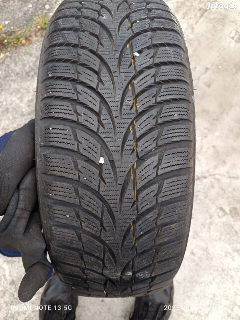 195/50 r15 80%os 1db Nokian WR D3 téli gumi eladó