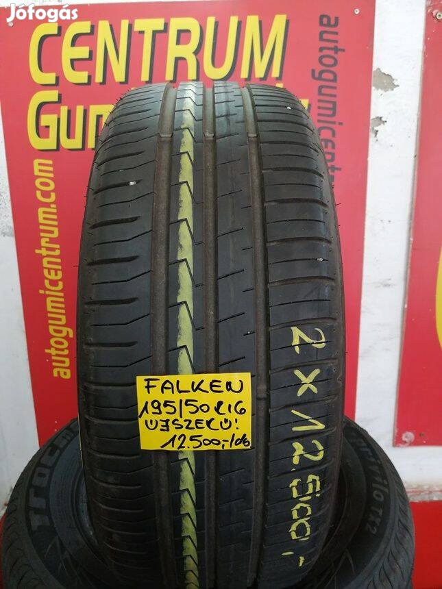 195/50r16 használt nyári gumi Falken 2db 12.500 Ft