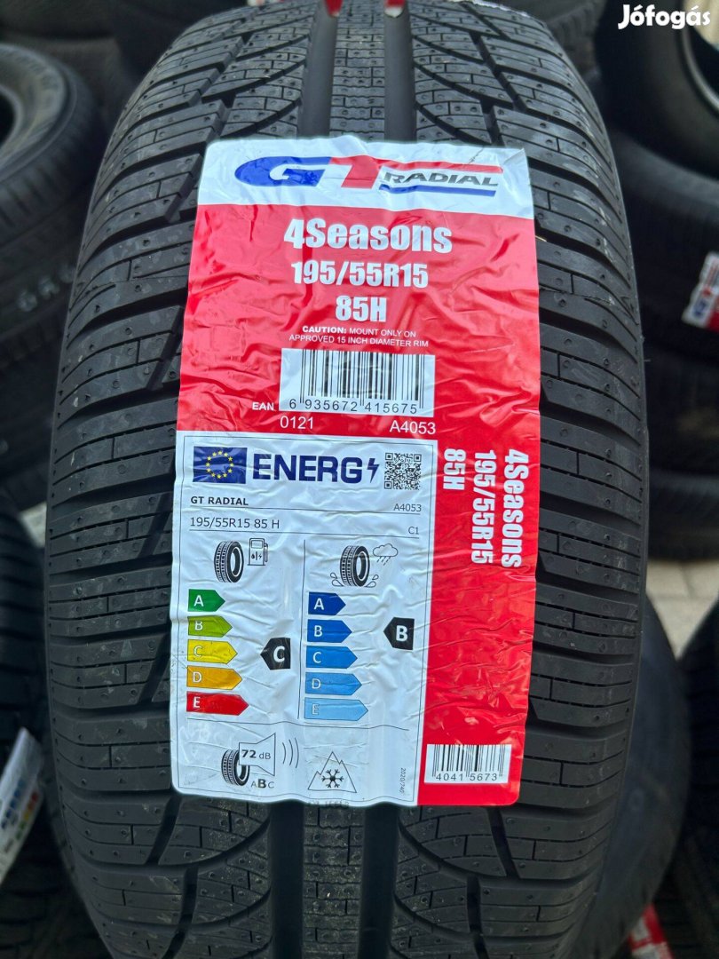 195/55R15 Gtradial 4Seasons(Dot:2024!!!),Új négy évszakos gumi