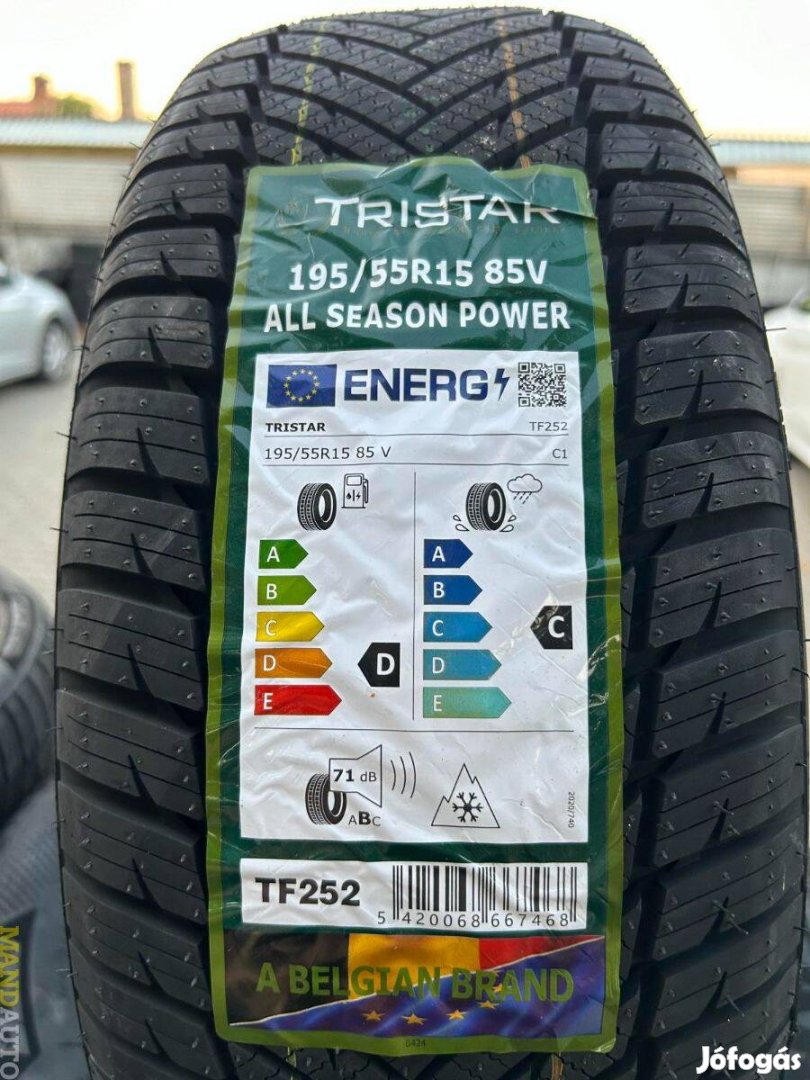 195/55R15 Tristar All Season,Új négy évszakos gumi