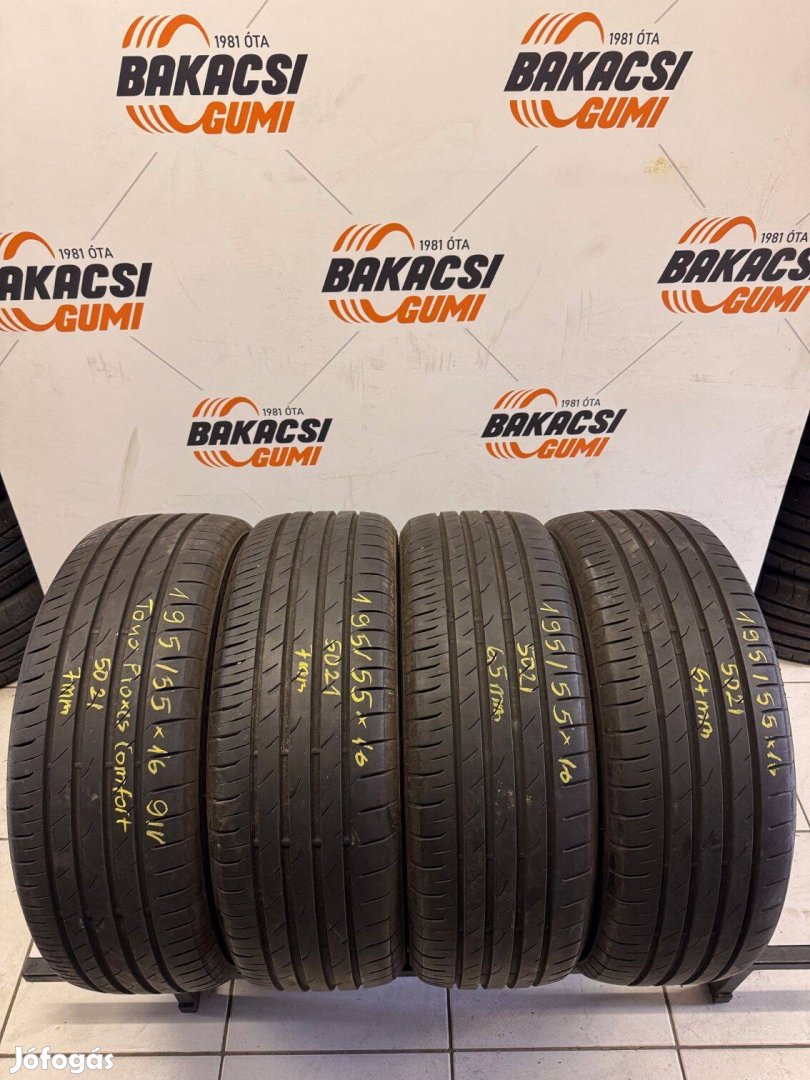 195/55R16 195 55 16 195/55x16 Toyo nyári gumi eladó