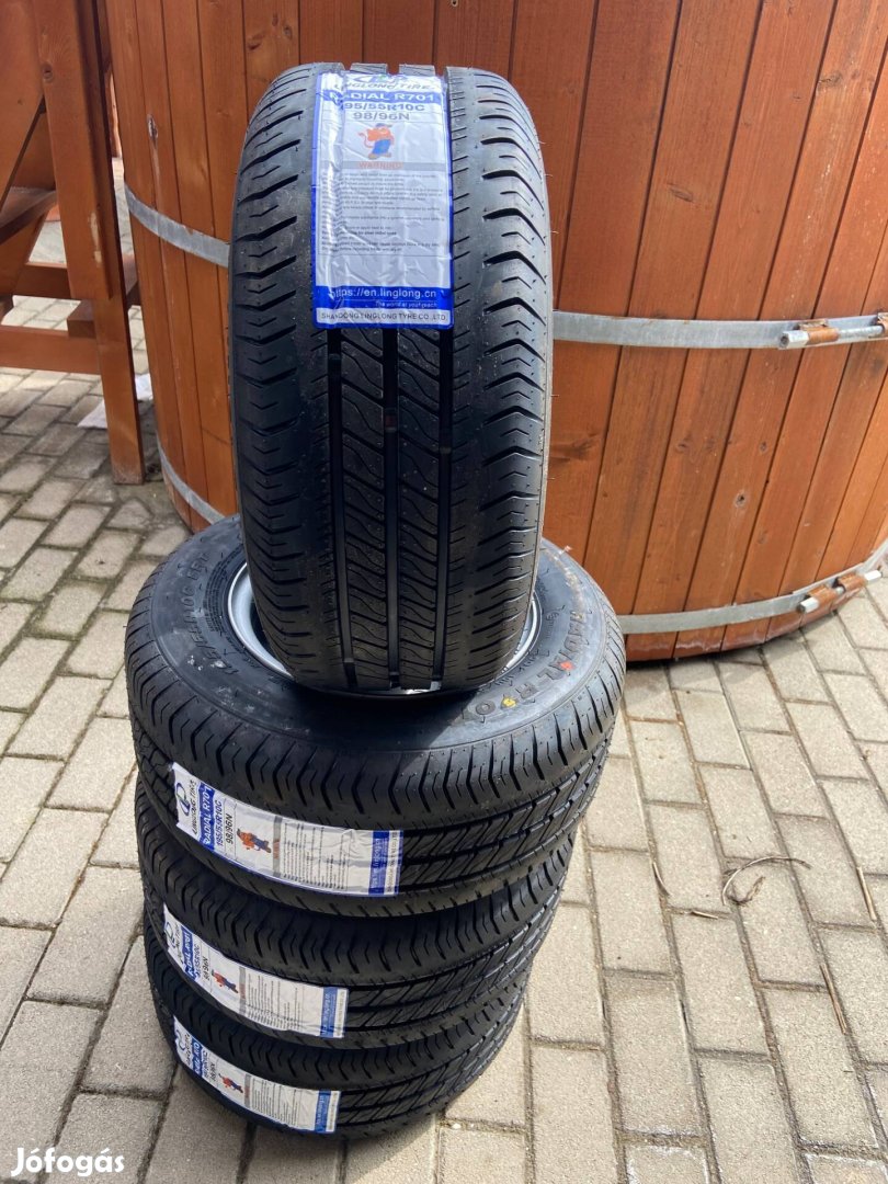 195/55/10C tréler kerék új