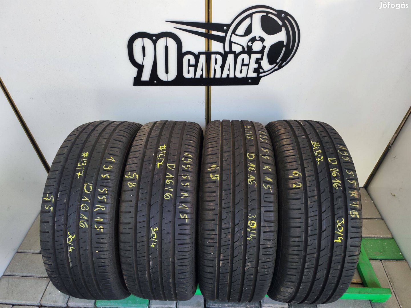 195/55 R15 Barum 4db Nyárigumi 90Garage #1317