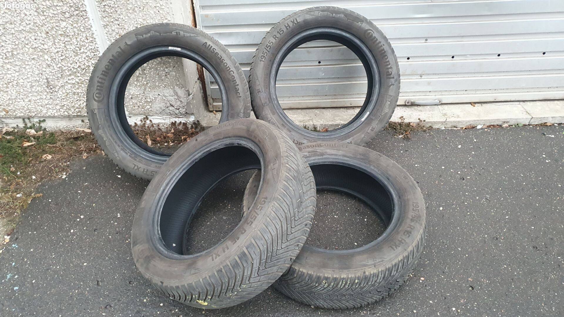 195/55 R15 Continental Allseasoncontact gumiabroncs eladó!
