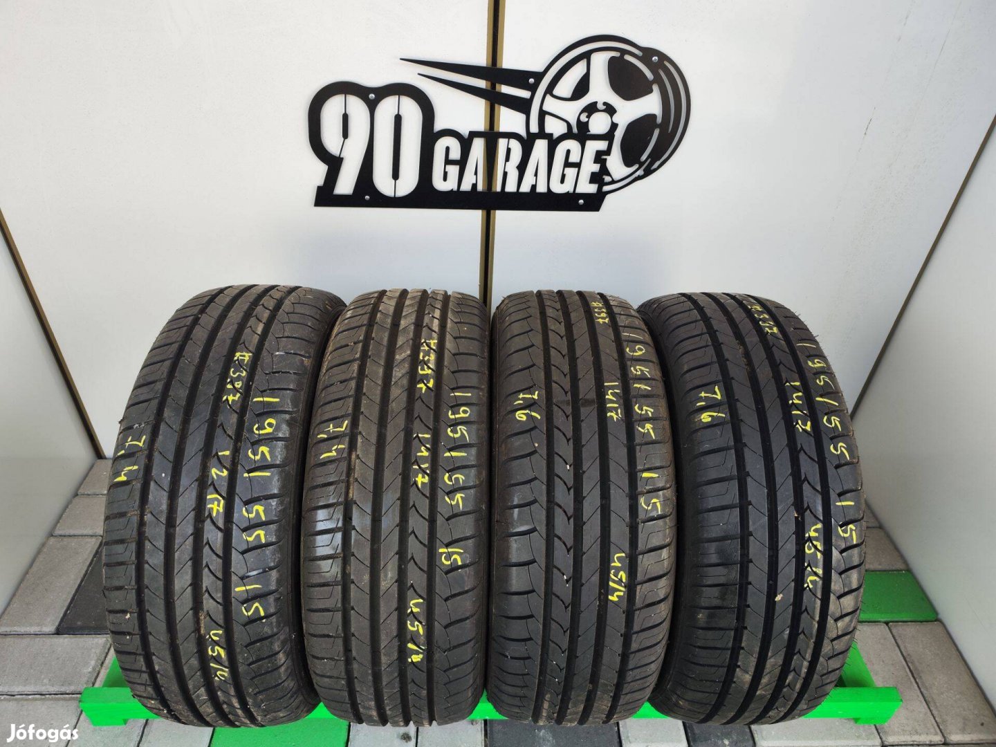 195/55 R15 Goodyear 4db Nyárigumi 90Garage #397